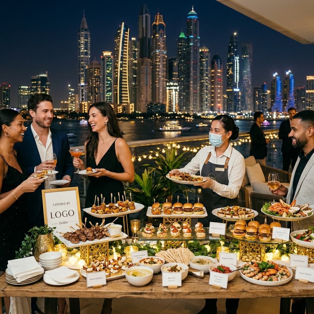 a house party catering event in dubai
